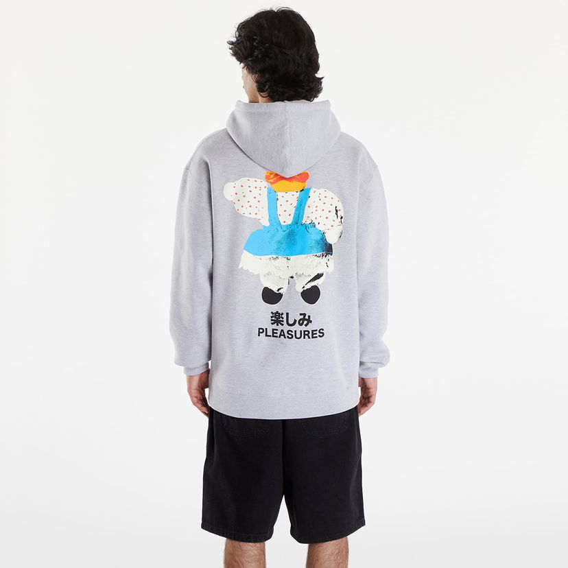 Mikina Pleasures Duck Hoodie Heather Grey Šedá | P24SU043 GREY