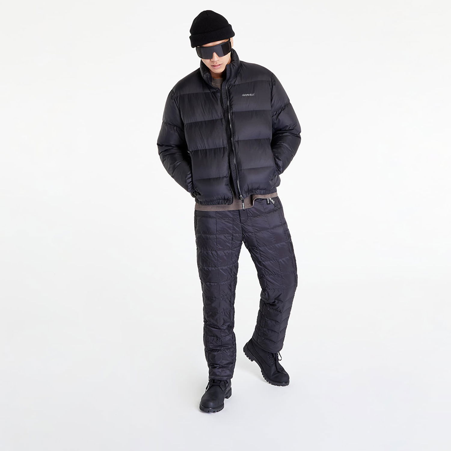 Prešívaná bunda GRAMICCI Down Puffer Jacket Čierna | G2FU-J013 Black, 1