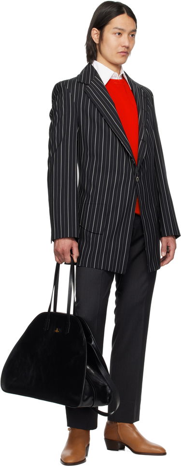 Bunda Vivienne Westwood Vivienne Westwood Pinstripe DL Blazer Čierna | 2301001Y-W0123-, 3