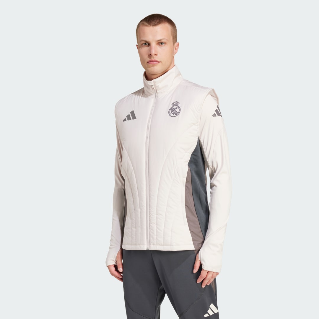 Vesta adidas Performance Real Madrid Winterized Biela | IT5130, 0