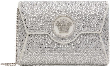 Kabelka Versace Crystal Embellished Envelope Clutch Bag Biela | 1003018_1A06487_1W00P, 0
