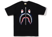 Color Camo Silver Zip Shark Tee