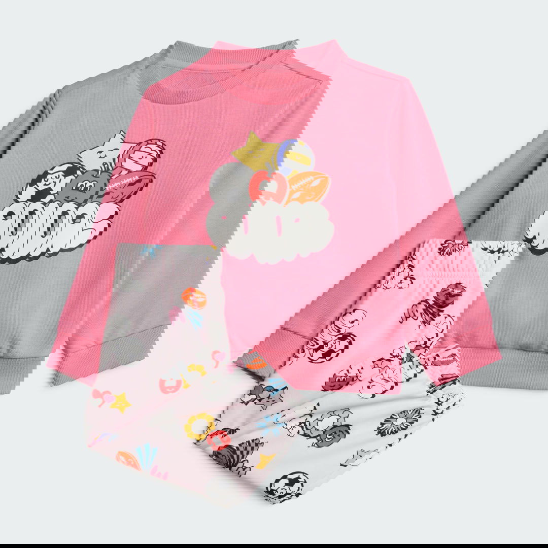 Súprava adidas Performance Seasonal Essentials Fun Kids' Set Ružová | JD0061, 0