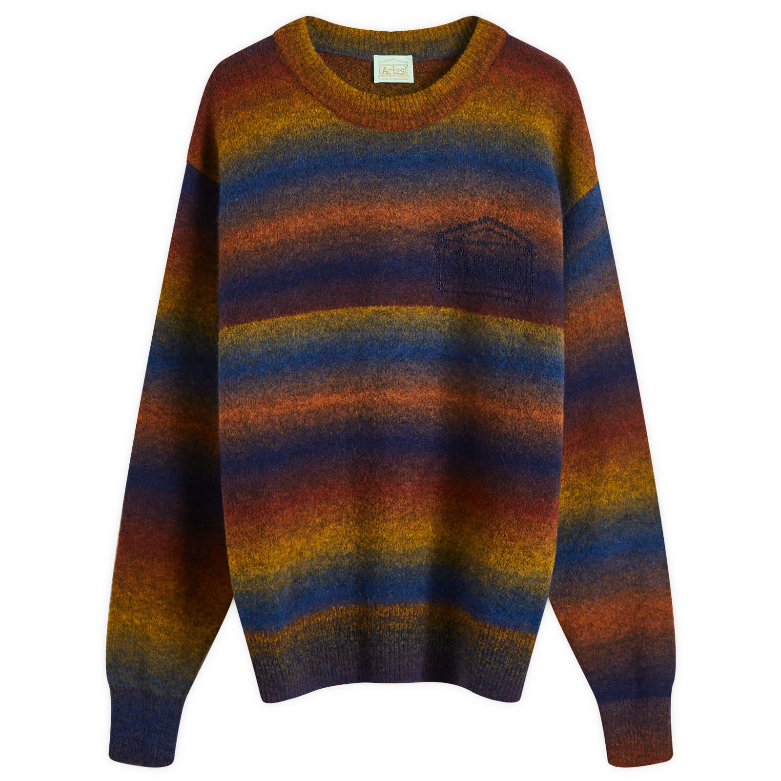 Boucle Space Dye Crew Knit