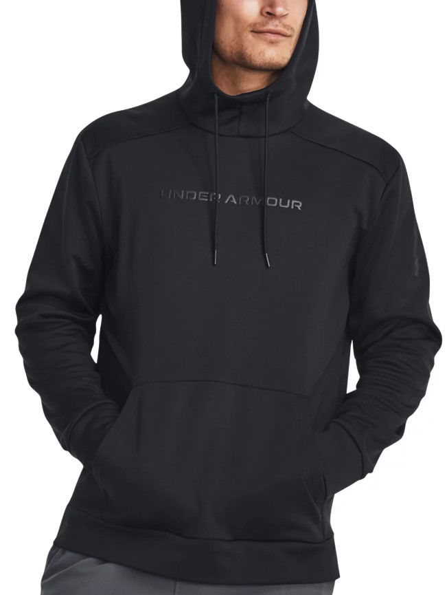 Mikina Under Armour UA Armour Fleece Wordmark HD-BLK Čierna | 1379744-001, 0