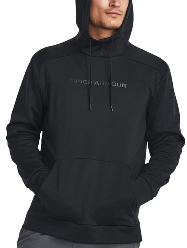 Mikina Under Armour UA Armour Fleece Wordmark HD-BLK Čierna | 1379744-001, 0