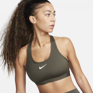 Podprsenka Nike Swoosh Support Padded Sports Bra Zelené | DX6821-325, 0