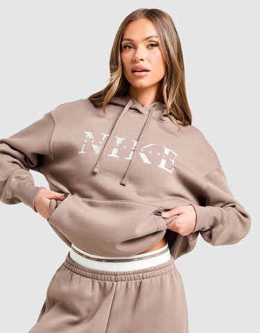 Mikina Nike NSW Phoenix Fleece Pullover Hoodie Hnedá | IH4054-214, 1