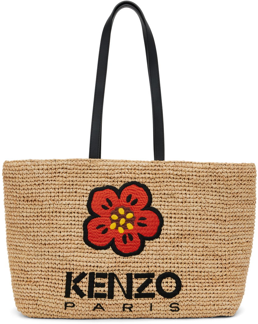 Tote bag KENZO Paris Large Boke Flower Tote Bag Béžová | FD52SA561F02, 0