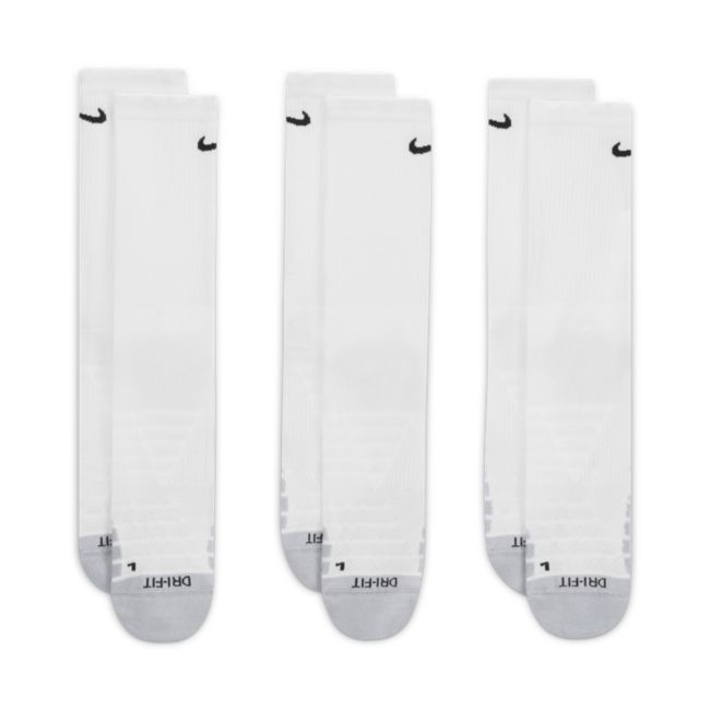 Ponožky Nike Everyday Max Cushioned Training Crew Socks (3 Pairs) Biela | SX5547-100, 0