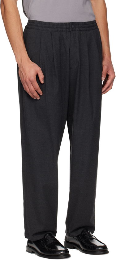 Nohavice Neighborhood Baggy Silhouette Easy Trousers Čierna | 252ZANH-PTM08, 4