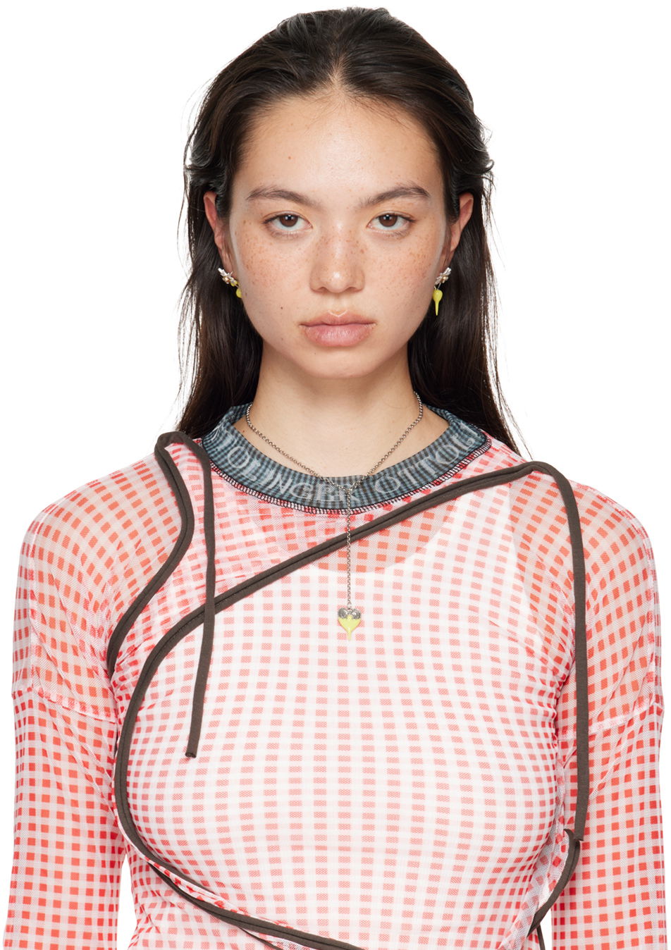 Náhrdelník Ottolinger Ottolinger Dipped Heart Y-Necklace Žltá | 1251507121, 1