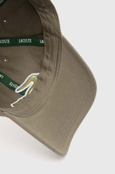 Šiltovka Lacoste Adjustable Organic Cotton Twill Cap Čierna | RK9871, 3