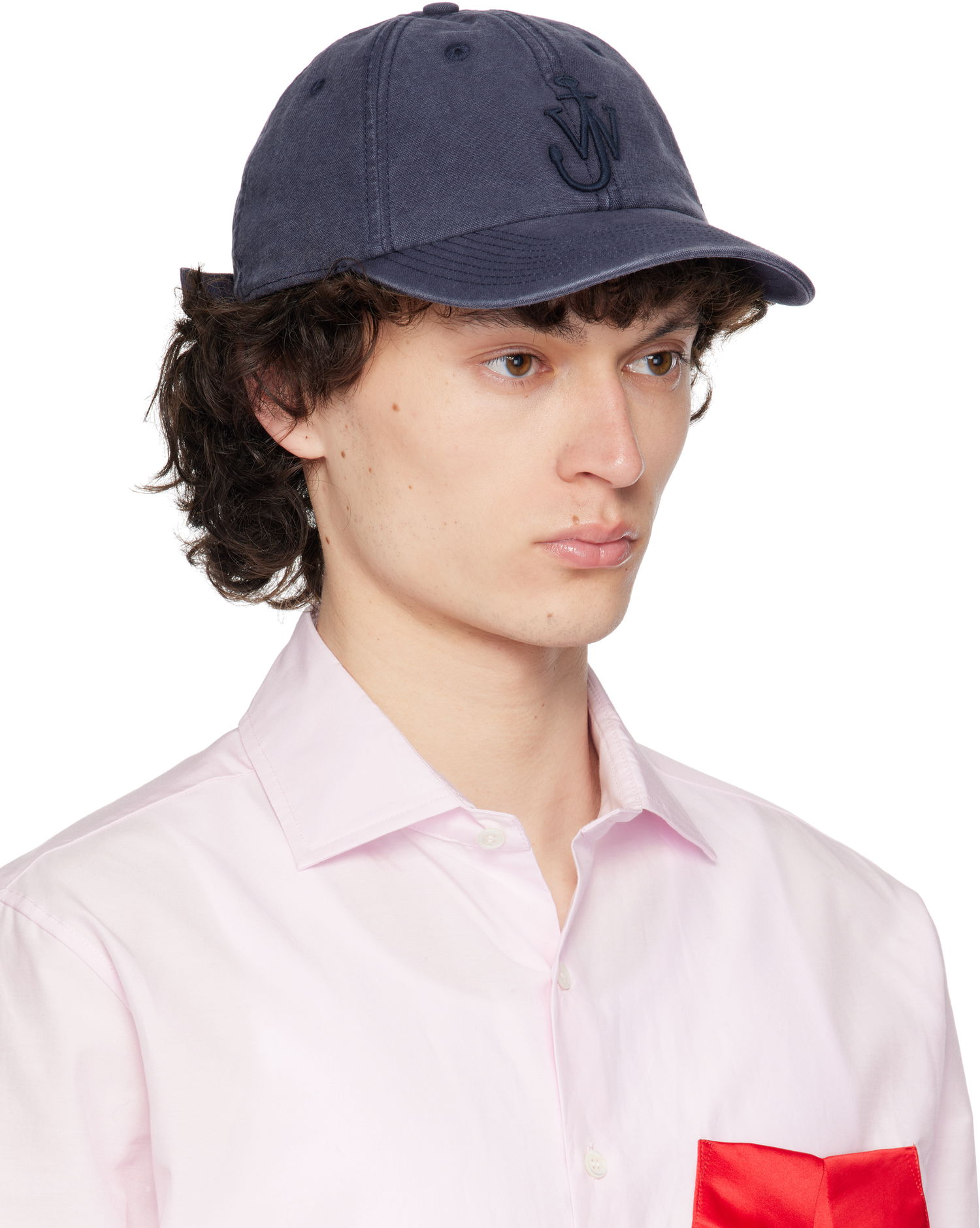 Šiltovka JW Anderson JW Anderson Anchor Logo Baseball Cap Navy | AC0398-FA0453, 1
