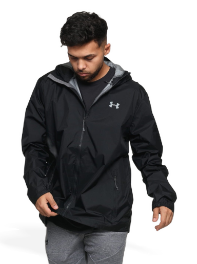 Vetrovka Under Armour Forefront Rain Jacket Čierna | 1321439-001