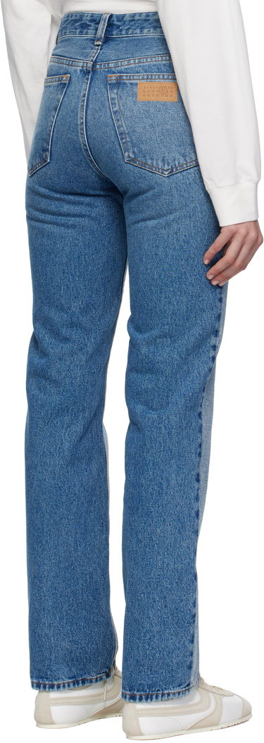 Džínsy Maison Margiela MM6 Maison Margiela Straight-Leg Jeans Modrá | S52LA0256 M30018, 2