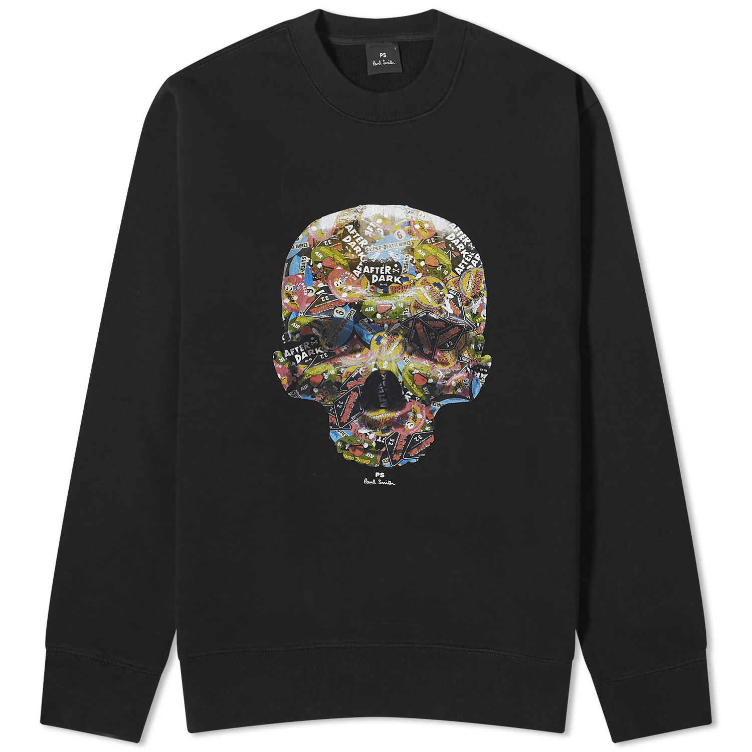 Sveter Paul Smith Paul Smith Sticker Skull Crew Sweat Čierna | M2R-027R-MP4436-79, 1