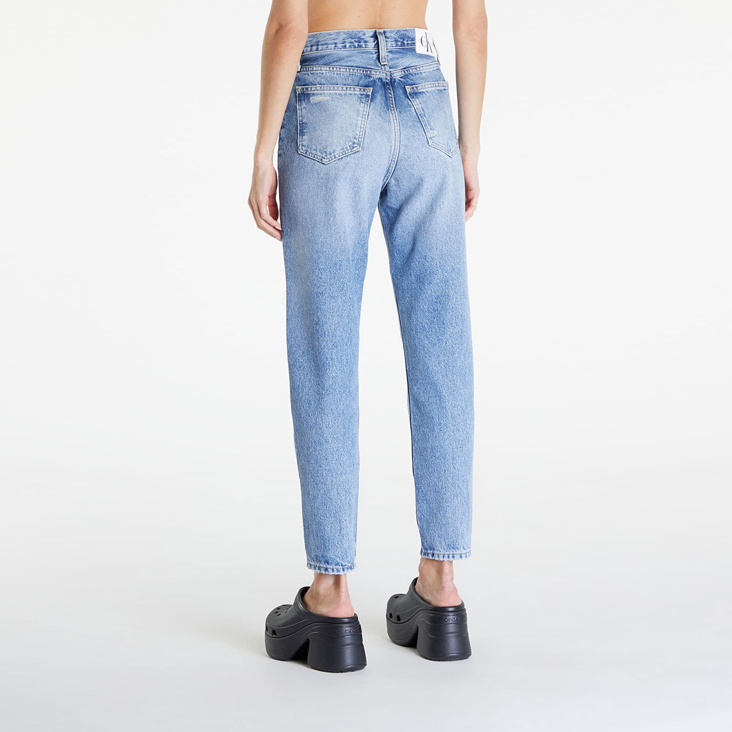Džínsy CALVIN KLEIN Mom Jean Denim Light Modrá | J20J223310 1AA, 1