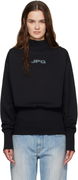 Jean Paul Gaultier Cropped Mock Neck Sweatshirt