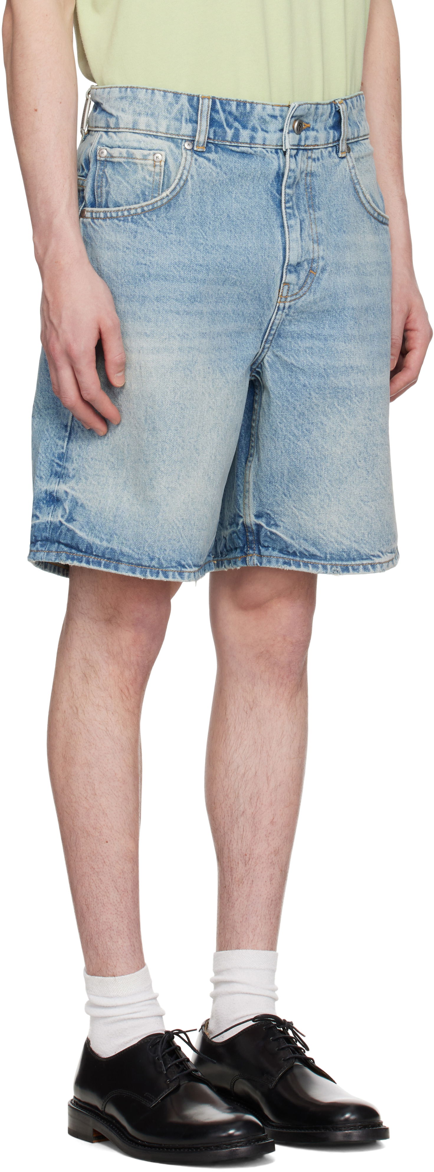 Šortky Represent Clo Represent R10T Tailored Denim Shorts Modrá | MLM61038, 1