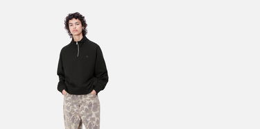 Mikina Carhartt WIP Colburn High Neck Sweatshirt Čierna | I033833_9, 9