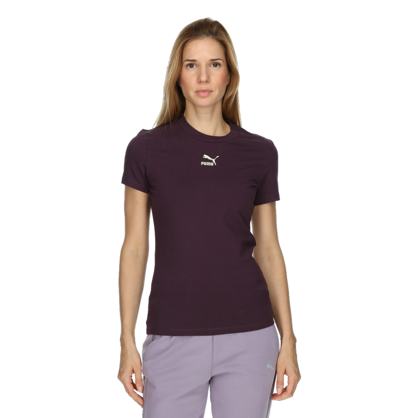 Tričko Puma Classics Slim T-Shirt Fialová | 535610-44