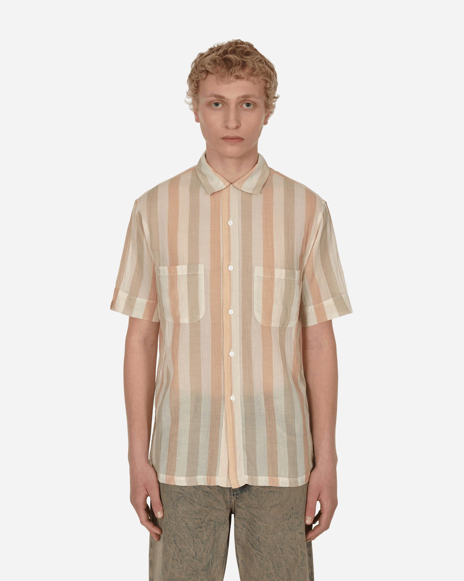 Košeľa Levi's Camp Shortsleeve Shirt Béžová | A2174 0001, 0