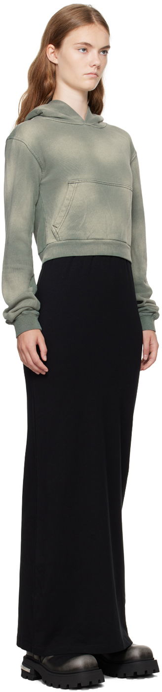 Mikina We11done We11done Layered Hoodie Dress Zelené | WD-TH2-24-838-W-KK, 1