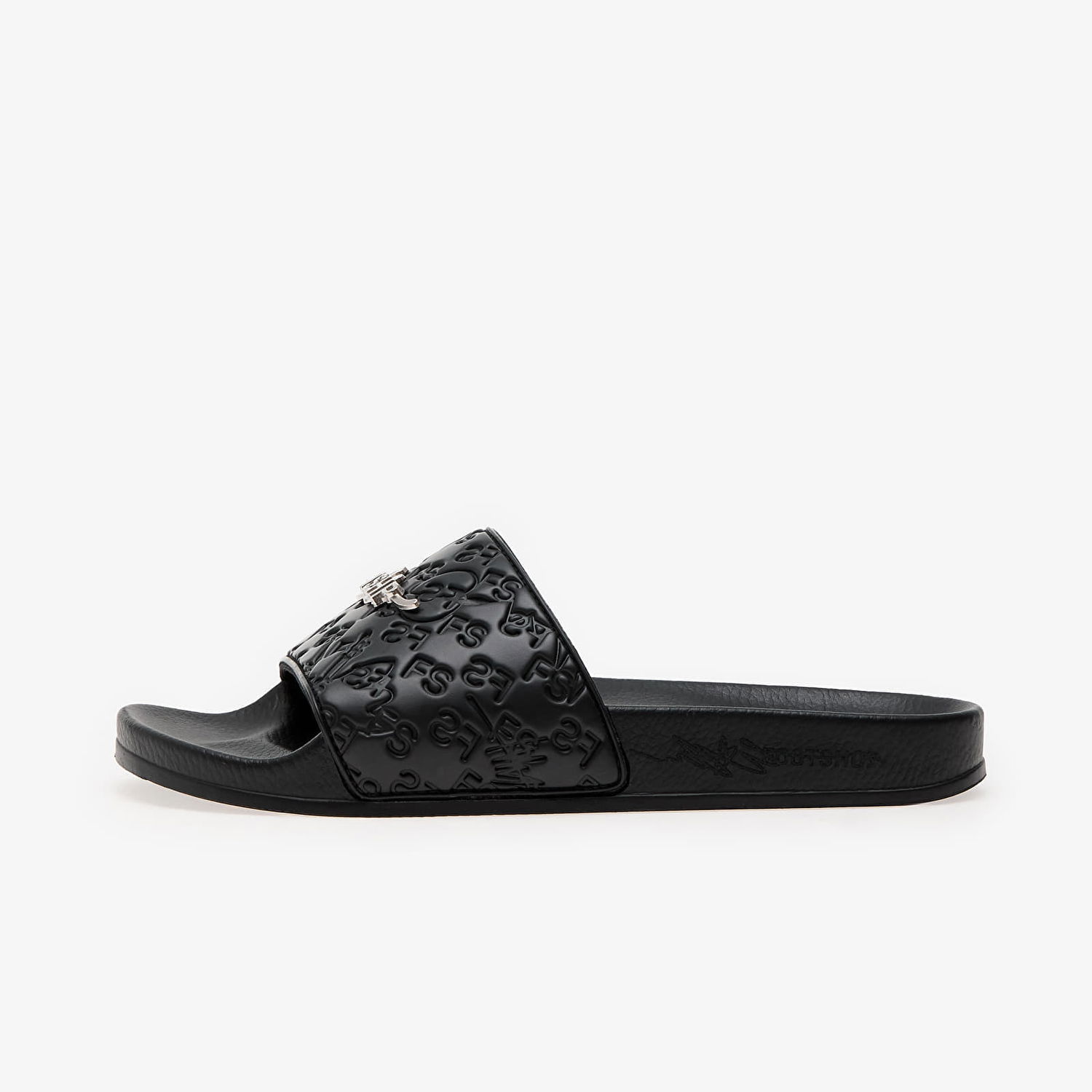 Tenisky a topánky Footshop FTSHP Monogram Slides Black Čierna | FTSHP_399, 0