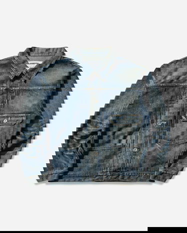 Bunda Neighborhood Savage Denim Type-1 Jacket Modrá | 252XBNH-JKM02 INDIGO, 1