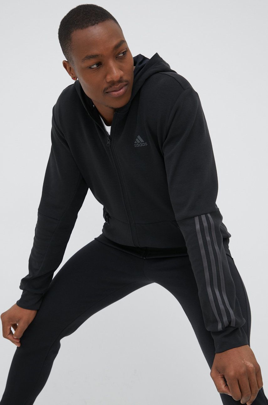 Mikina adidas Originals Motion Full-Zip Hood Čierna | HC0639, 0