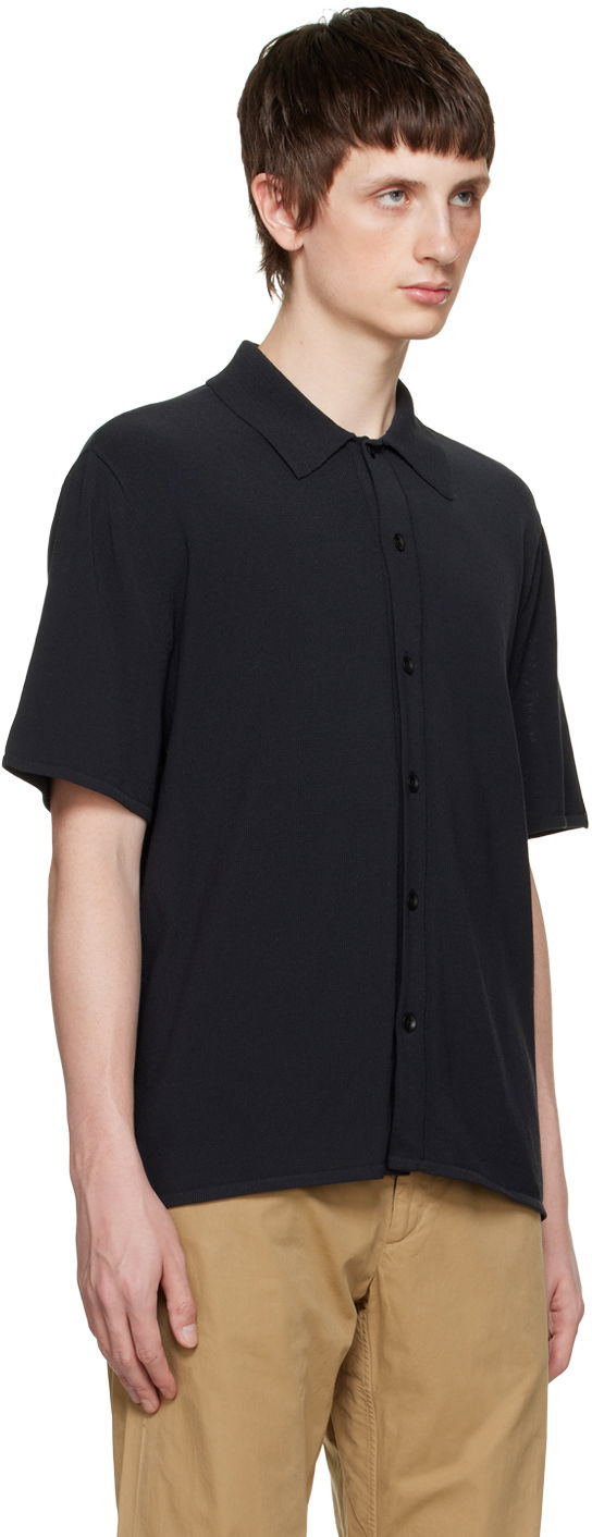 Košeľa rag & bone Rag & Bone Nolan Button-Up Shirt Čierna | MBS23P023YG23, 1