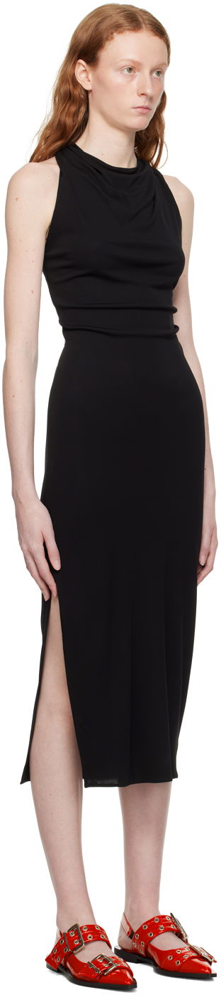 Šaty Helmut Lang Helmut Lang Twisted Maxi Dress Čierna | N05HW605, 1