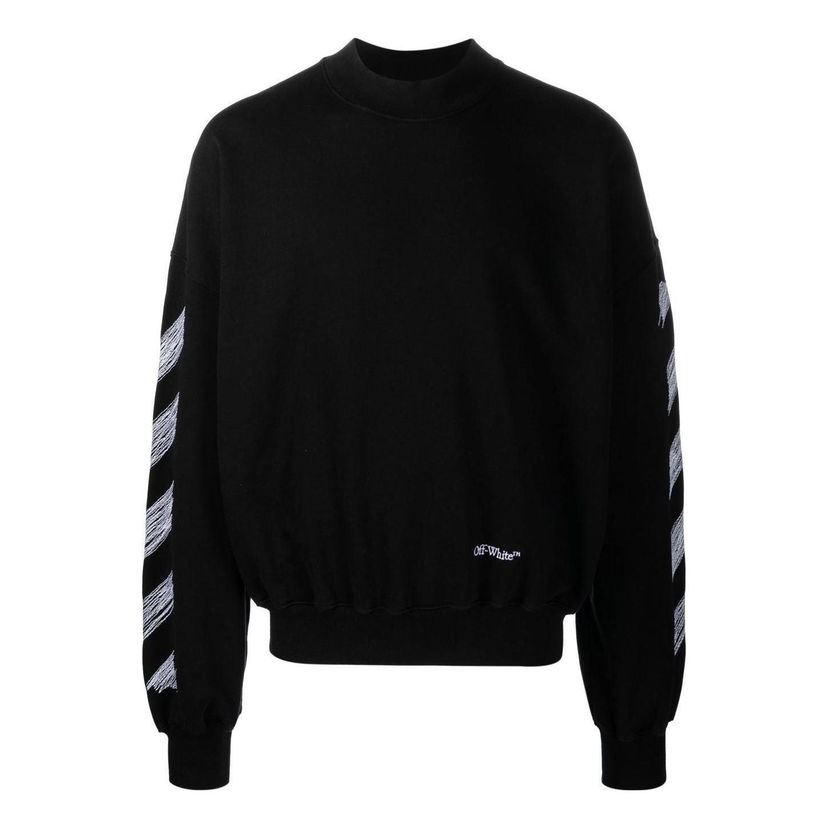 Sveter Off-White Off-White Scribble Arrows Sweatshirt Čierna | OMBA067S23FLE0041001