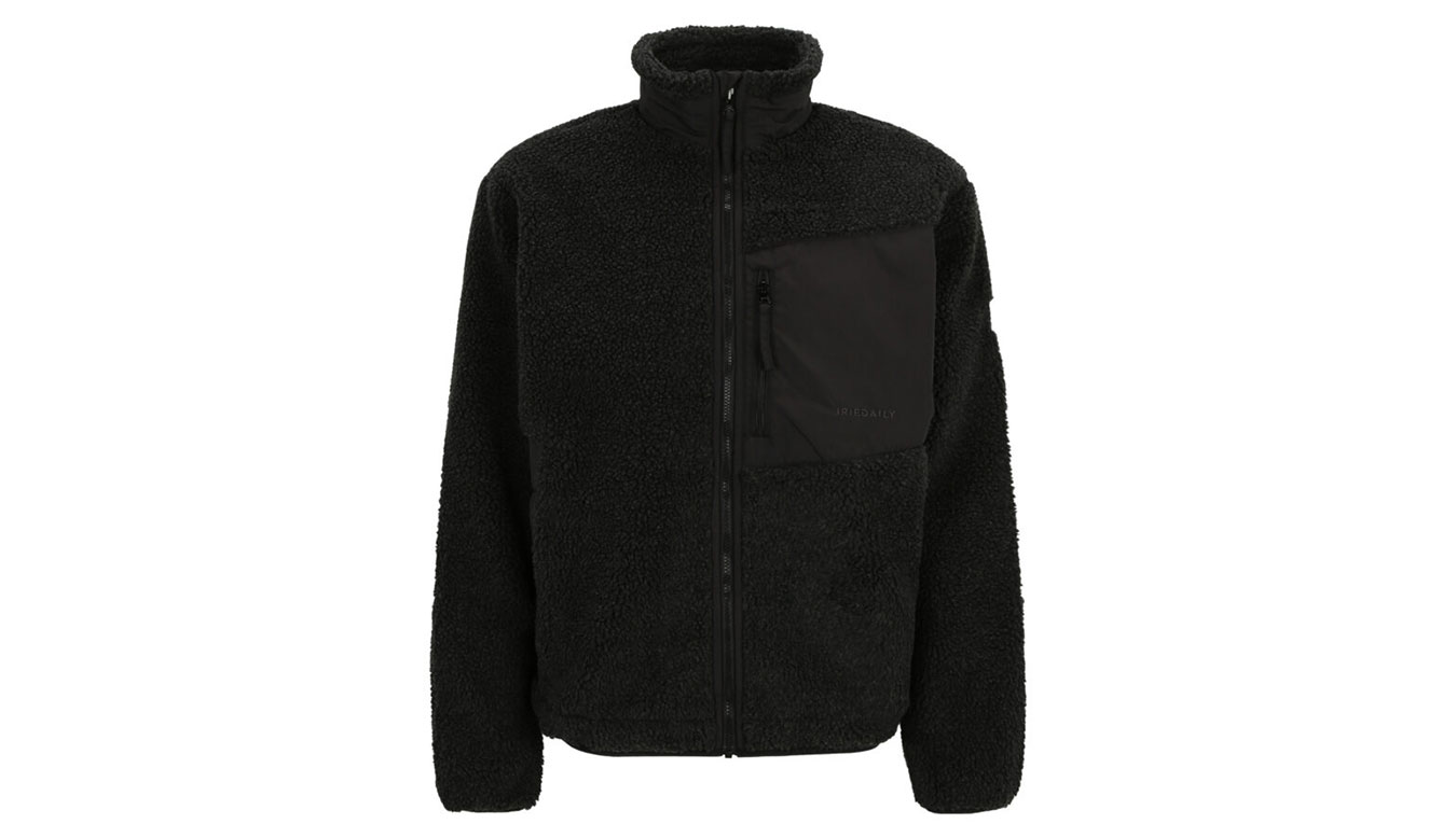 Bunda Irie Daily Flawless Full-Zip Fleece Jacket Čierna | 914D112-714, 1