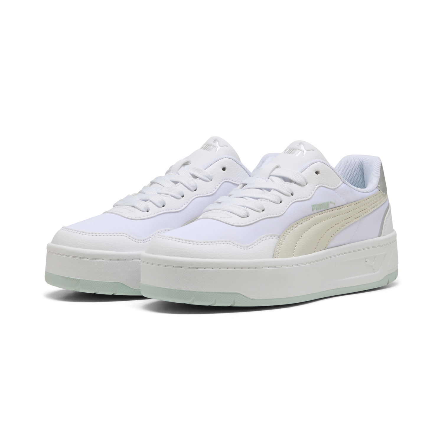 Tenisky a topánky Puma Court Lally Skye Aqua Metallics Biela | 401613_01, 1