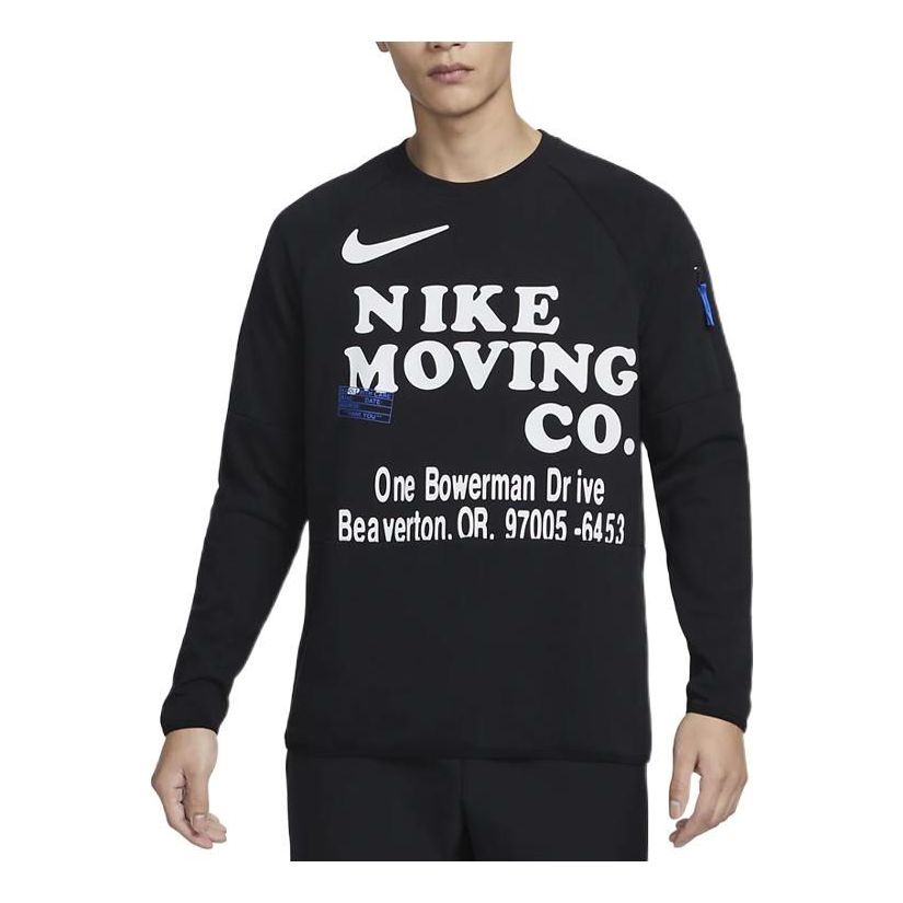 Sveter Nike Men's Crewneck Sweatshirt Čierna | DX0903-010, 0