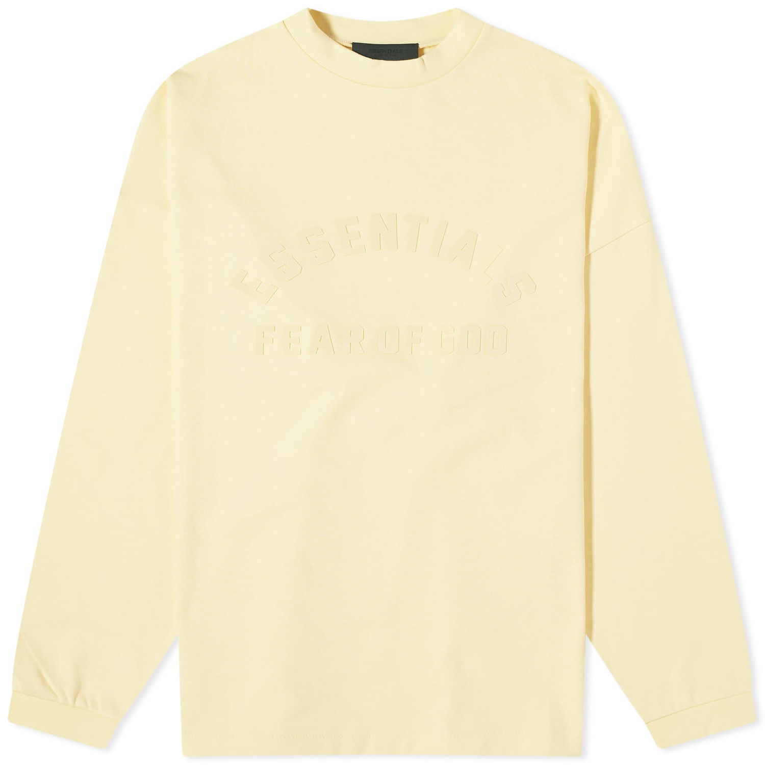 Tričko Fear of God Spring Long Sleeve Printed T-Shirt Žltá | 125SP242011F, 0