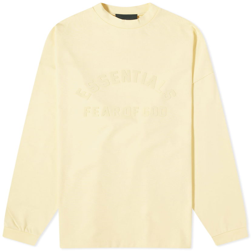 Tričko Fear of God Spring Long Sleeve Printed T-Shirt Žltá | 125SP242011F