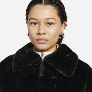 Parka Nike Faux Fur Long Jacket Čierna | DQ6838-010, 1