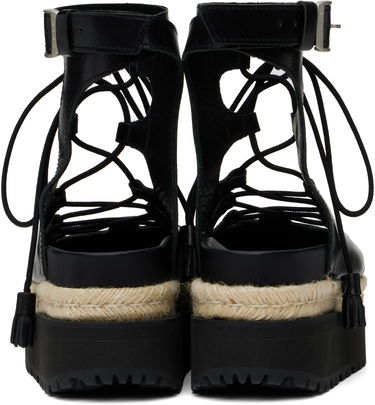 Starostlivosť o obuv sacai Sacai Ghillie Heeled Sandals Čierna | 25-07920, 1