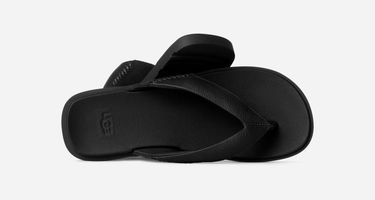 Tenisky a topánky UGG Seaside II Leather Flip-Flops Čierna | 1166610-BLK, 3