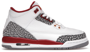 Tenisky a topánky Jordan Air Jordan 3 Retro "Cardinal Red" GS Biela | 398614-126, 1