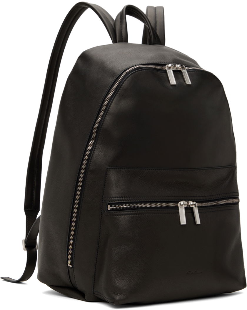 Batoh Rick Owens Rick Owens Porterville Leather Backpack Čierna | RA02D0571 LCN, 1