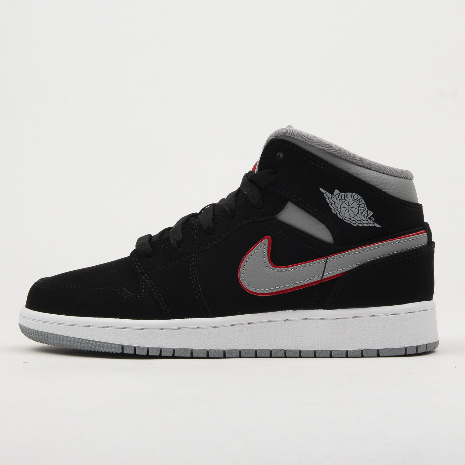 Tenisky a topánky Jordan Air Jordan 1 Mid ''Black Particle Grey'' GS Čierna | 554725-060, 0