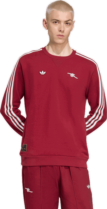 Mikina adidas Performance Arsenal Terrace Icons Sweatshirt Červená | JM9397, 4