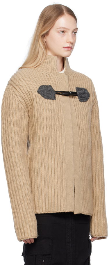 Sveter We11done We11done Duffle Knit Cardigan Béžová | WD-KC3-23-655-U-BG, 1