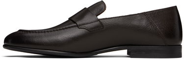 Tenisky a topánky BOSS Tumbled Leather Penny Loafers Čierna | 50548074, 3