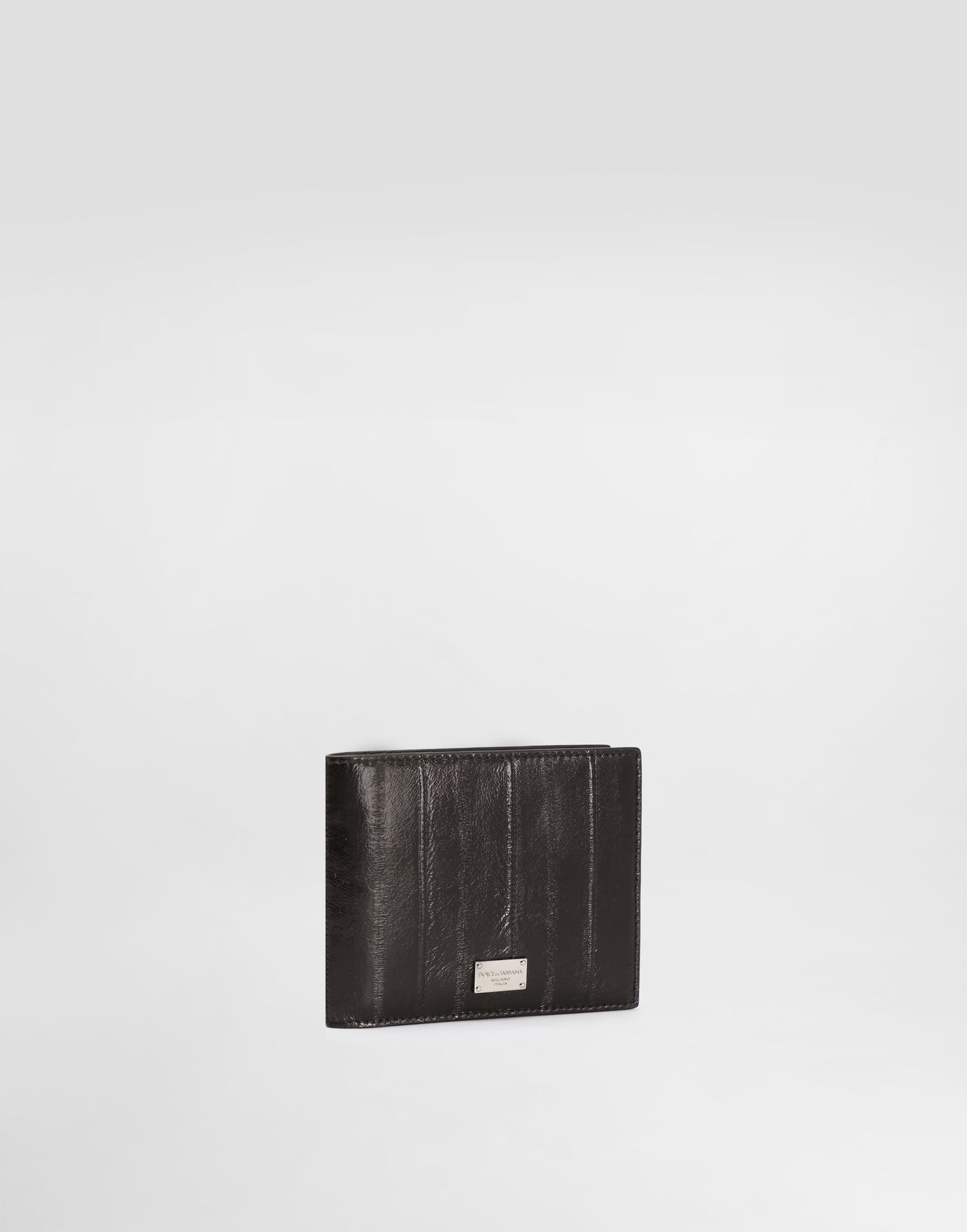 Peňaženka Dolce & Gabbana Dolce & Gabbana Eel Skin Bifold Wallet Čierna | BP1321A8M2480999, 1
