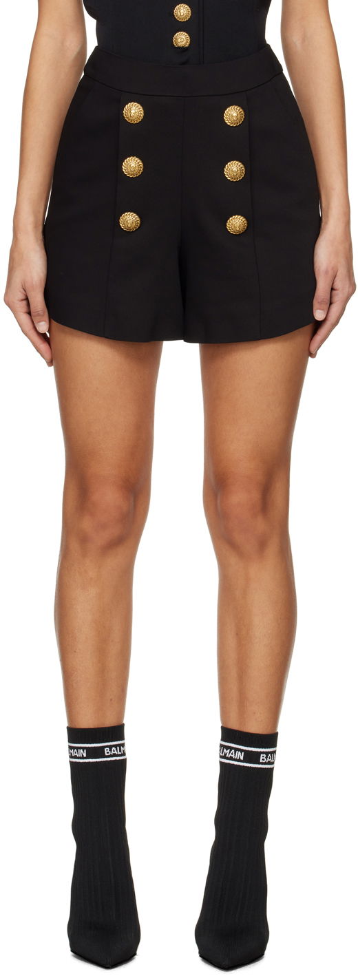 Šortky Balmain Four-Pocket Dress Shorts Čierna | CF1PA235VE17, 0
